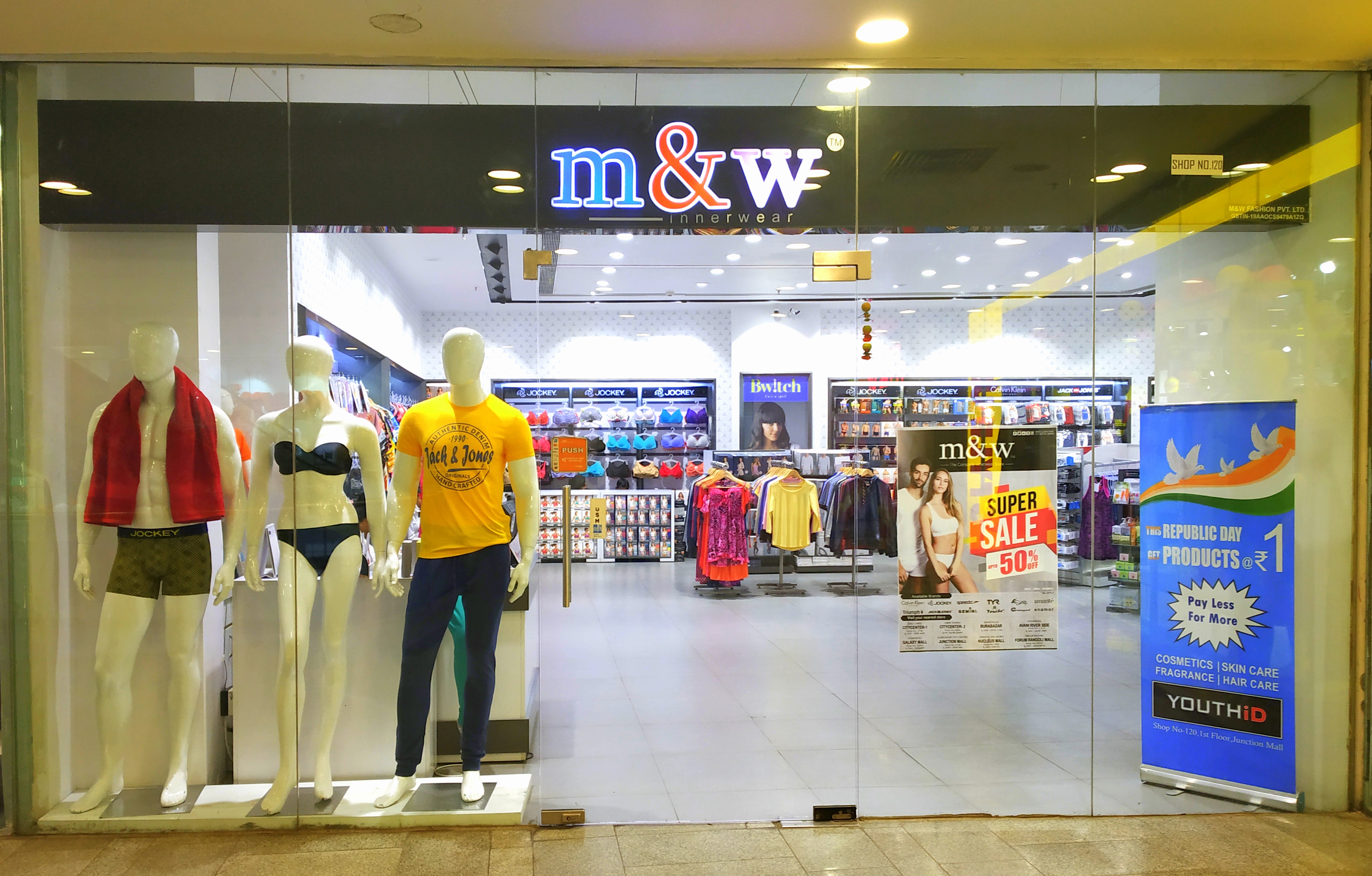 m&w inner-wear - Shopping centre in durgapur